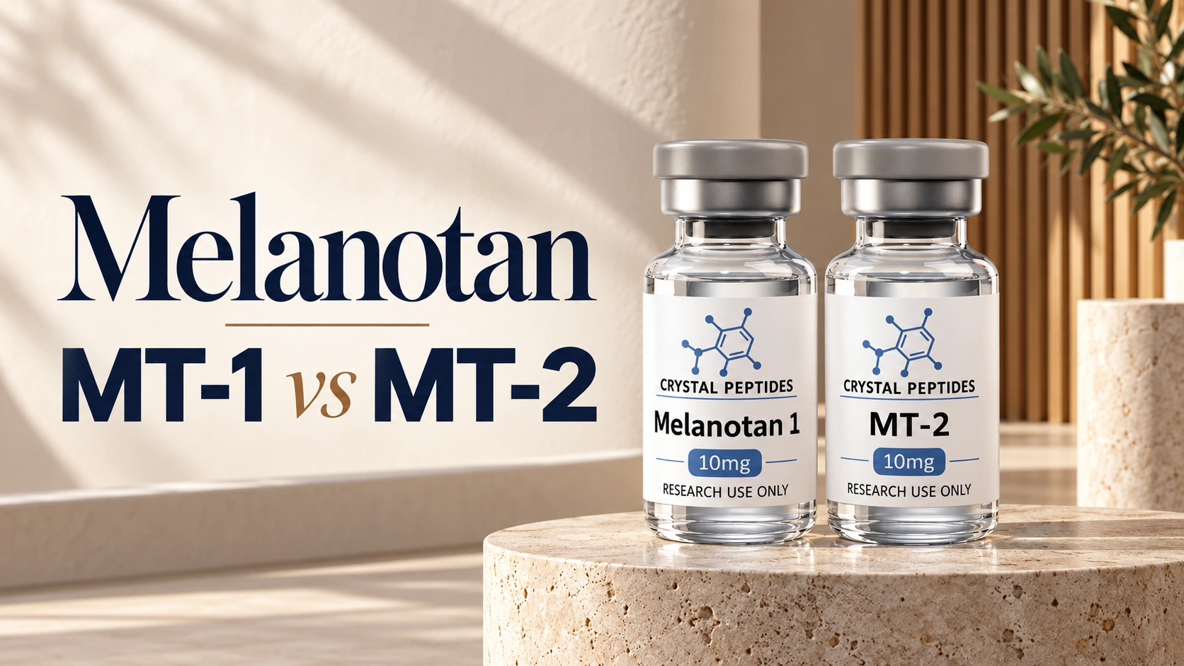 Melanotan MT-1 mod MT-2: struktur, evidens og regulatorisk status